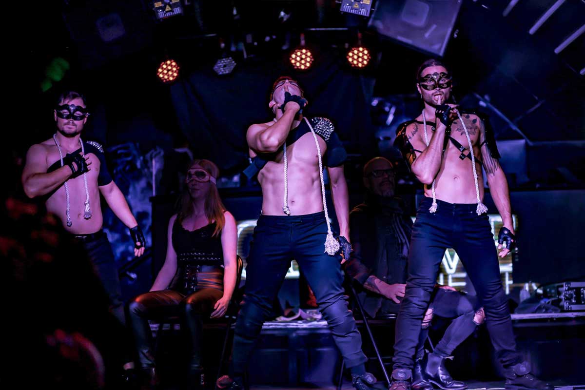 MenXclusive Australia male strippers on stage