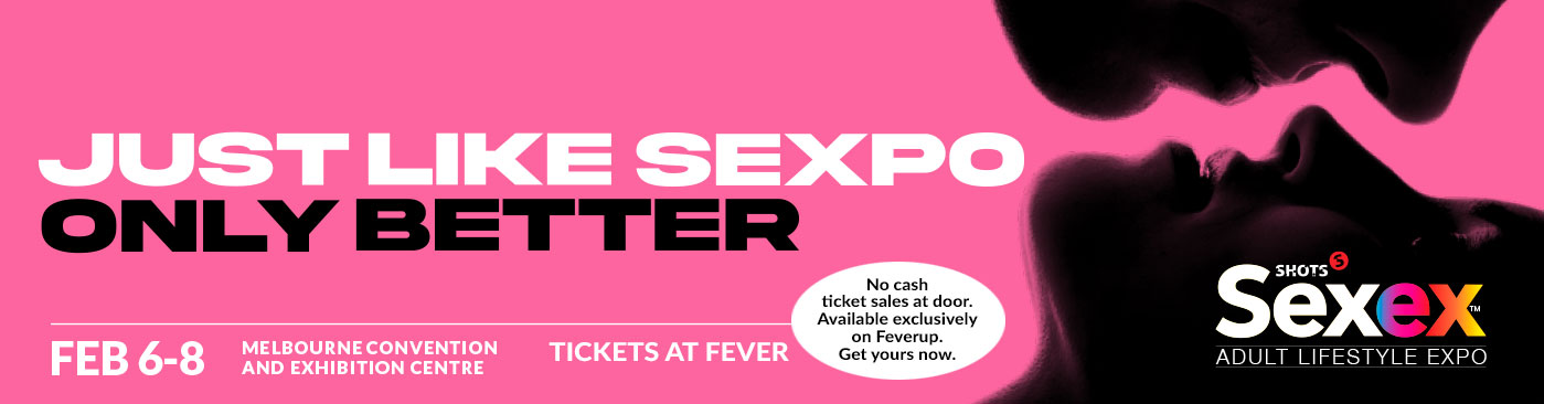 SexEx 2026 Melbourne Feb 6-8 Billboard on website footer
